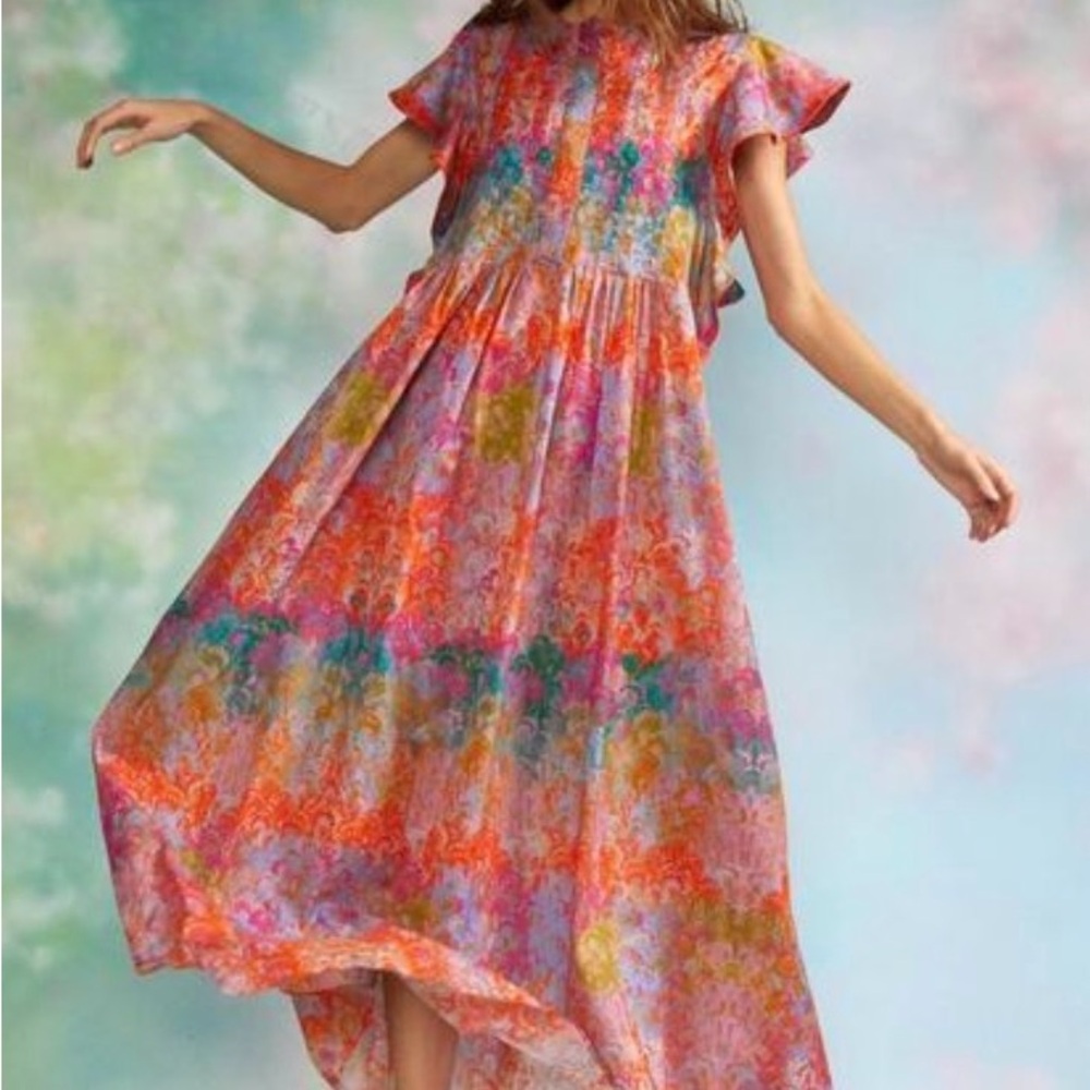 Cynthia Rowley Floral Kaftan